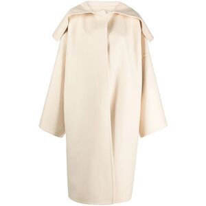 Calcaterra Neutrals Coats - Single Breasted Coats Women
